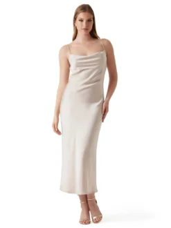 ABITO DONNA - GUESS APPAREL BEIGE - W6RK50 WJ732