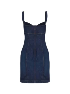 ABITO DONNA - GUESS APPAREL BLU - W6RK95 D6881