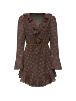 ABITO DONNA - GUESS APPAREL MARRONE - W6YK35 W2959