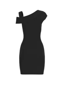 ABITO DONNA - GUESS APPAREL NERO - W6GK23 K3017