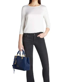 BORSA A MANO DONNA - BRACCIALINI BLU - B18841-YY