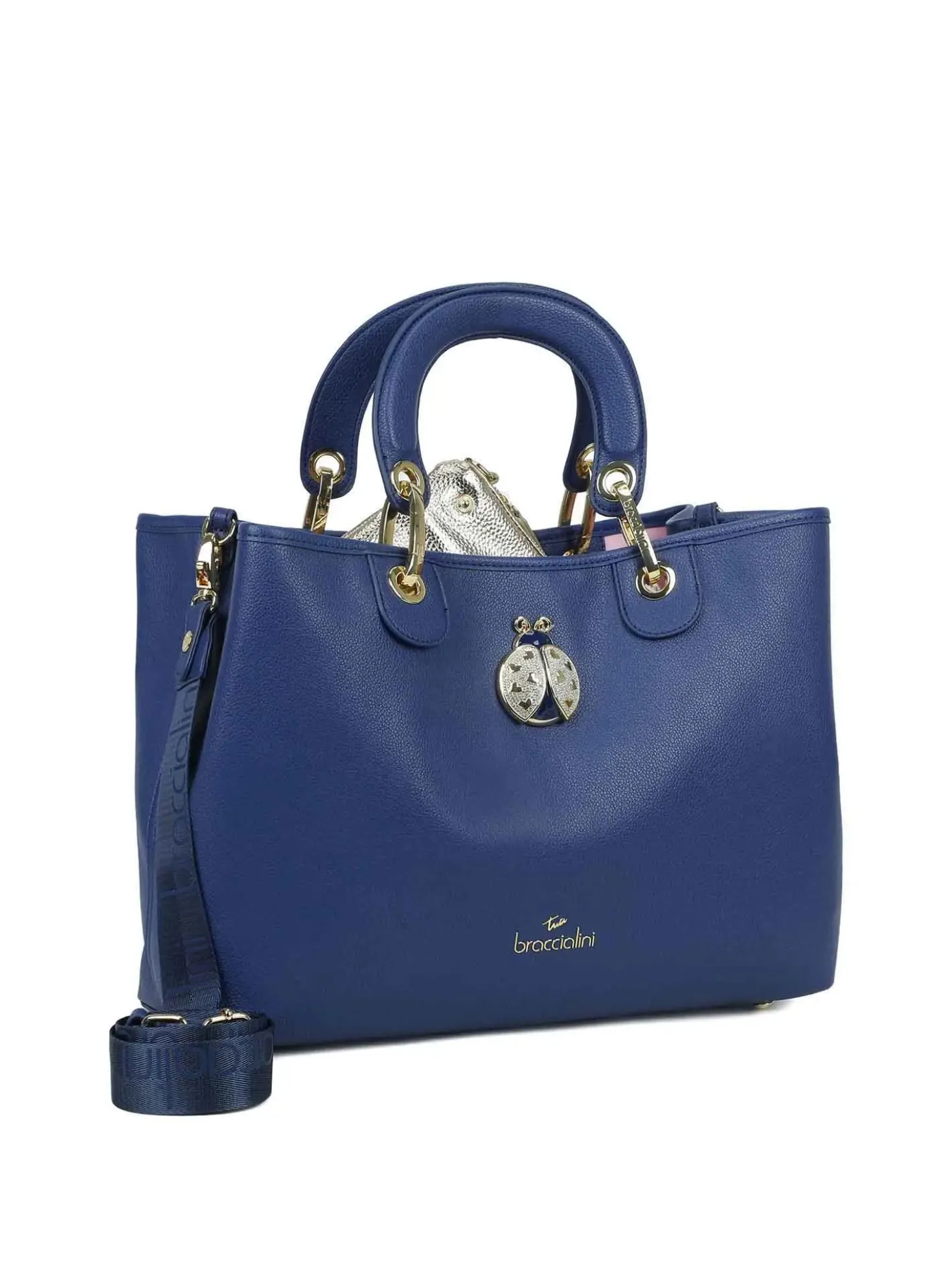 BORSA A MANO DONNA - BRACCIALINI BLU - B18850-YY