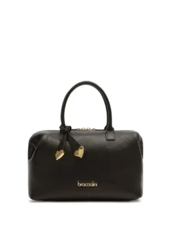 BORSA A MANO DONNA - BRACCIALINI NERO - B19015-PP