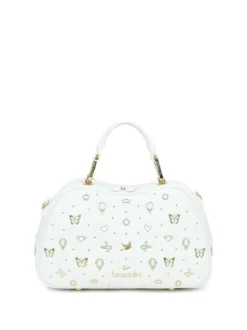 BORSA A MANO DONNA - BRACCIALINI BIANCO - B19113-YY