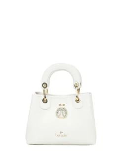BORSA A MANO DONNA - BRACCIALINI BIANCO - B18851-YY