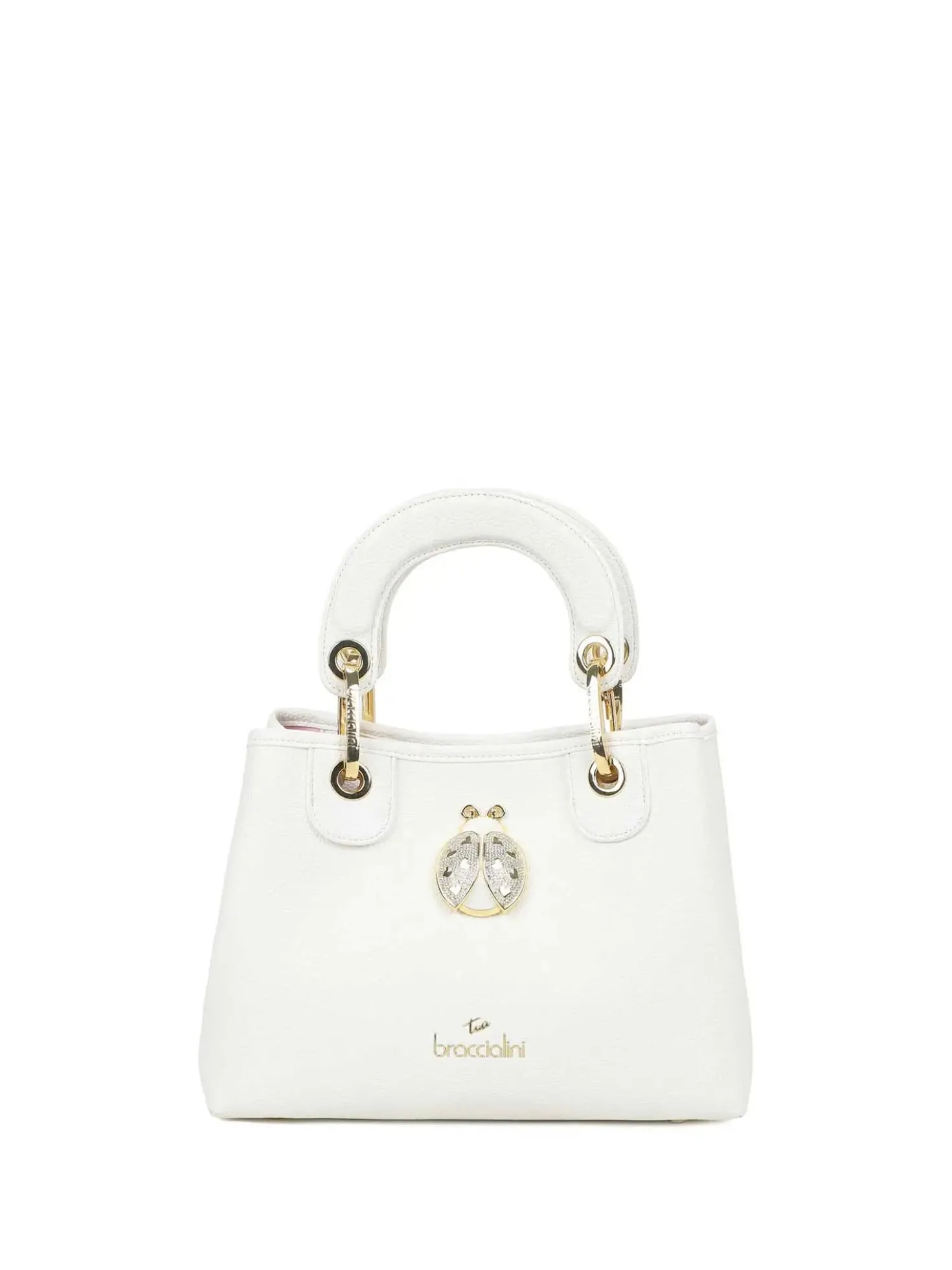 BORSA A MANO DONNA - BRACCIALINI BIANCO - B18851-YY