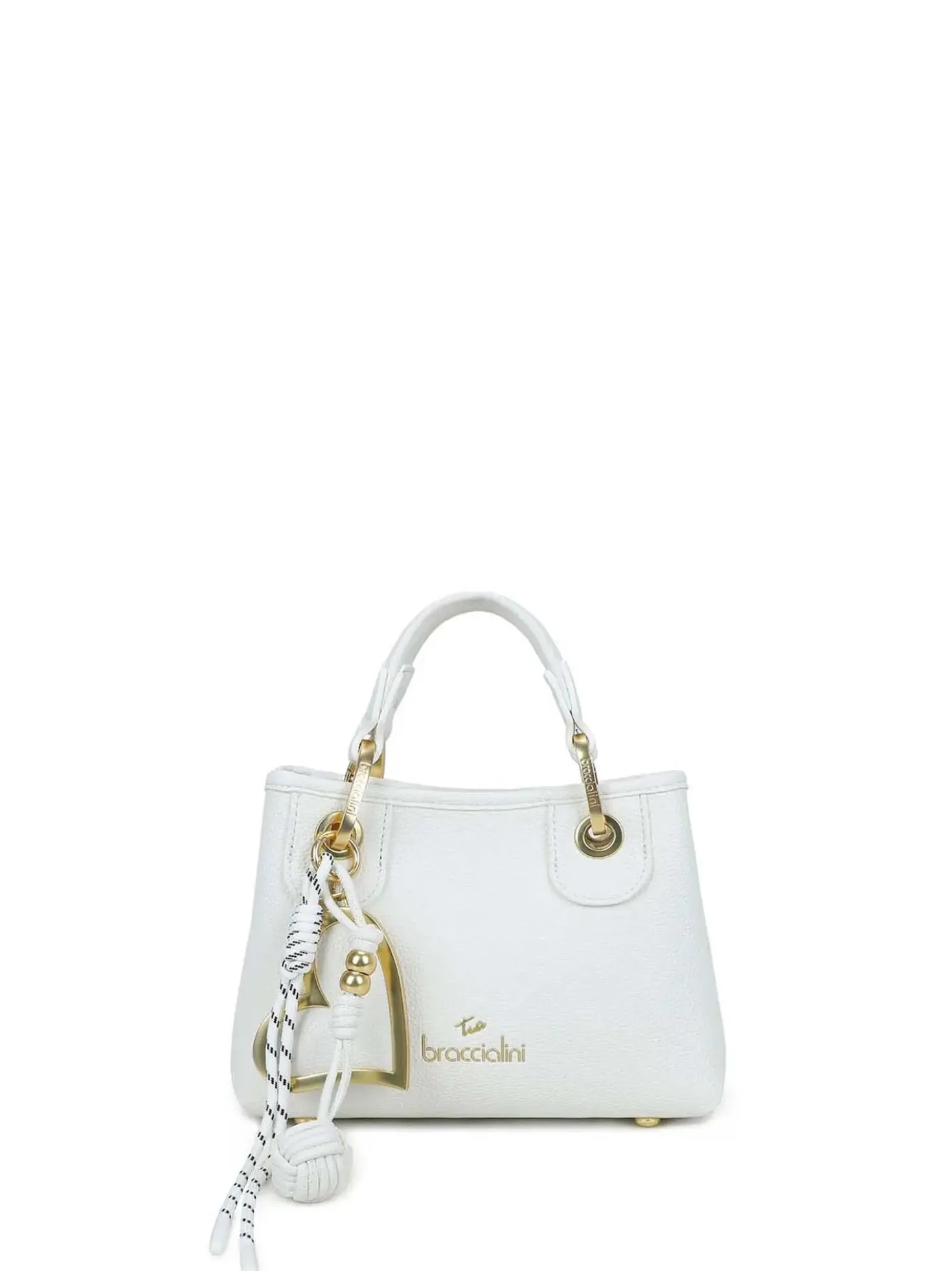 BORSA A MANO DONNA - BRACCIALINI BIANCO - B18843-YY