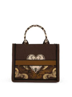 BORSA A MANO DONNA - BRACCIALINI MARRONE - B19281-TY