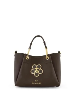 BORSA A MANO DONNA - BRACCIALINI MARRONE - B19210-YY