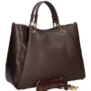 BORSA A MANO DONNA - BRACCIALINI MARRONE - B19202-YY