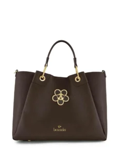 BORSA A MANO DONNA - BRACCIALINI MARRONE - B19212-YY