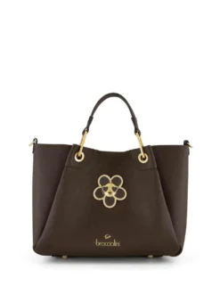 BORSA A MANO DONNA - BRACCIALINI MARRONE - B19211-YY