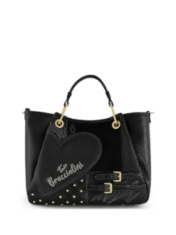BORSA A MANO DONNA - BRACCIALINI NERO - B19201-YY