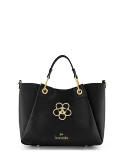 BORSA A MANO DONNA - BRACCIALINI NERO - B19211-YY
