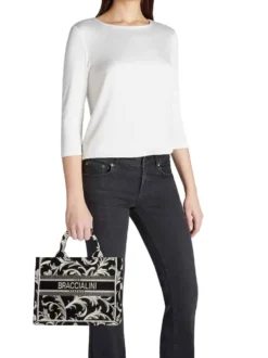 BORSA A MANO DONNA - BRACCIALINI NERO - B18920-TY