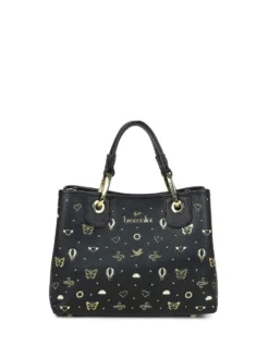 BORSA A MANO DONNA - BRACCIALINI NERO - B18881-YY