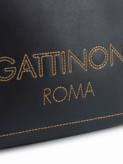 BORSA A MANO DONNA - GATTINONI ROMA NERO - BINIA8446WVP