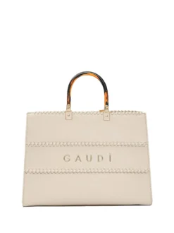 BORSA A MANO DONNA - GAUDI CREMA - V6AE-12750