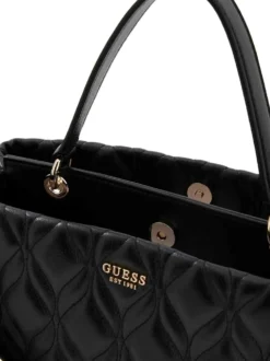 BORSA A MANO DONNA - GUESS NERO - HWQG97 33050