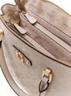 BORSA A MANO DONNA - GUESS TAUPE - HWPD76 02060