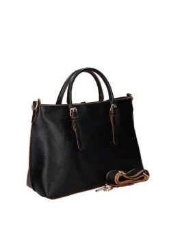 BORSA A MANO DONNA - LUMBERJACK NERO - LKP05WBA0202