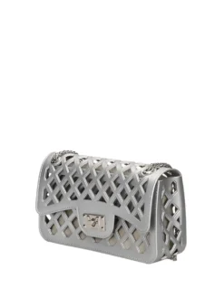 BORSA A MANO DONNA - MARC ELLIS ARGENTO - FLAT BASKET