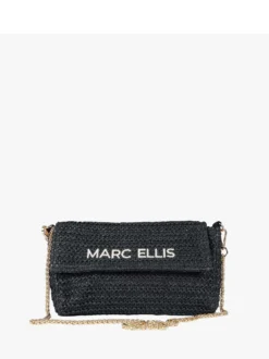 BORSA A MANO DONNA - MARC ELLIS NERO - BUBY ANTIGUA P.