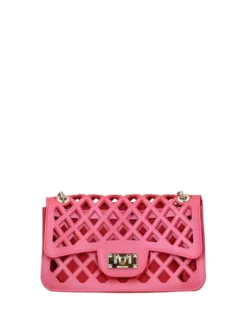 BORSA A MANO DONNA - MARC ELLIS ROSSO-ORO - FLAT BASKET
