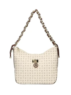 BORSA A MANO DONNA - POLLINI AVORIO-MARRONE - TE8517PP0HQ11