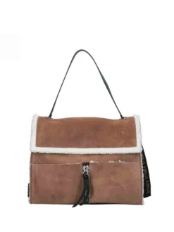 BORSA A MANO DONNA - REBELLE MARRONE - REB0283 P0048