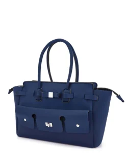 BORSA A MANO DONNA - SAVE MY BAG BLU - S62-CLARA-L-LY