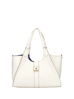 BORSA A MANO DONNA - US POLO ASSN. BIANCO - BEUMF9043WVP
