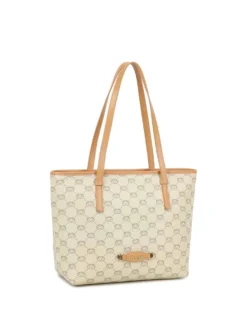 BORSA A SPALLA DONNA - BRACCIALINI BEIGE - B19058-PP