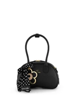 BORSA A SPALLA DONNA - BRACCIALINI NERO - B19225-YY