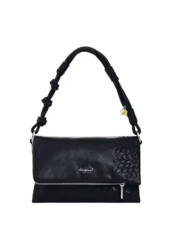 BORSA A SPALLA DONNA - DESIGUAL NERO - 26SAXPAX