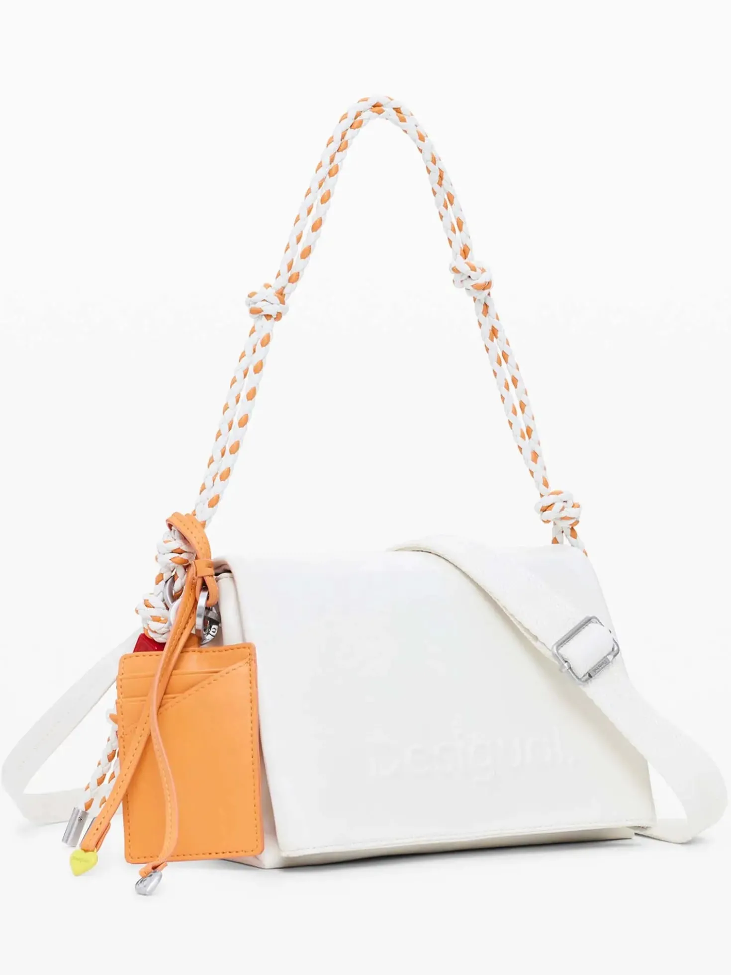 BORSA A SPALLA DONNA - DESIGUAL BIANCO - 26SAXPAB