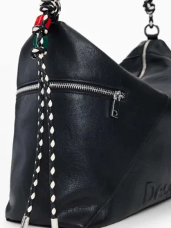 BORSA A SPALLA DONNA - DESIGUAL NERO - 26SAXP66