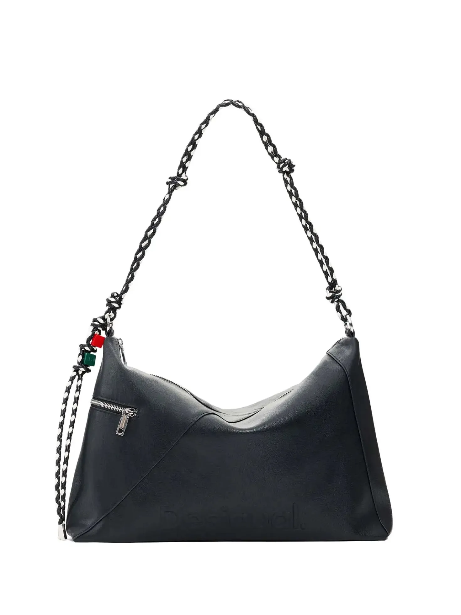 BORSA A SPALLA DONNA - DESIGUAL NERO - 26SAXP66