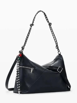 BORSA A SPALLA DONNA - DESIGUAL NERO - 26SAXP66