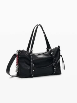 BORSA A SPALLA DONNA - DESIGUAL NERO - 26WAXP06