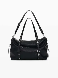 BORSA A SPALLA DONNA - DESIGUAL NERO - 26WAXP06