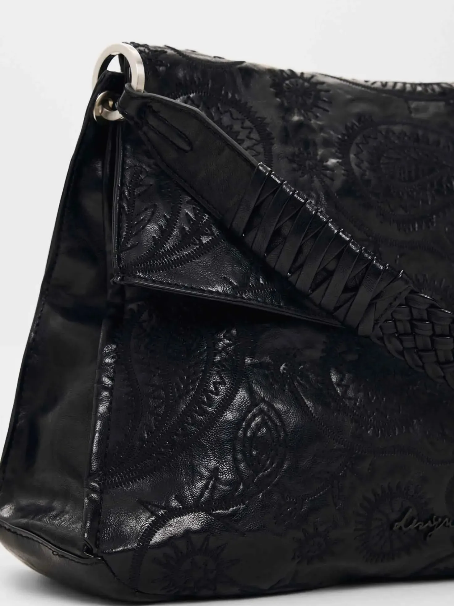 BORSA A SPALLA DONNA - DESIGUAL NERO - 26WAKP27