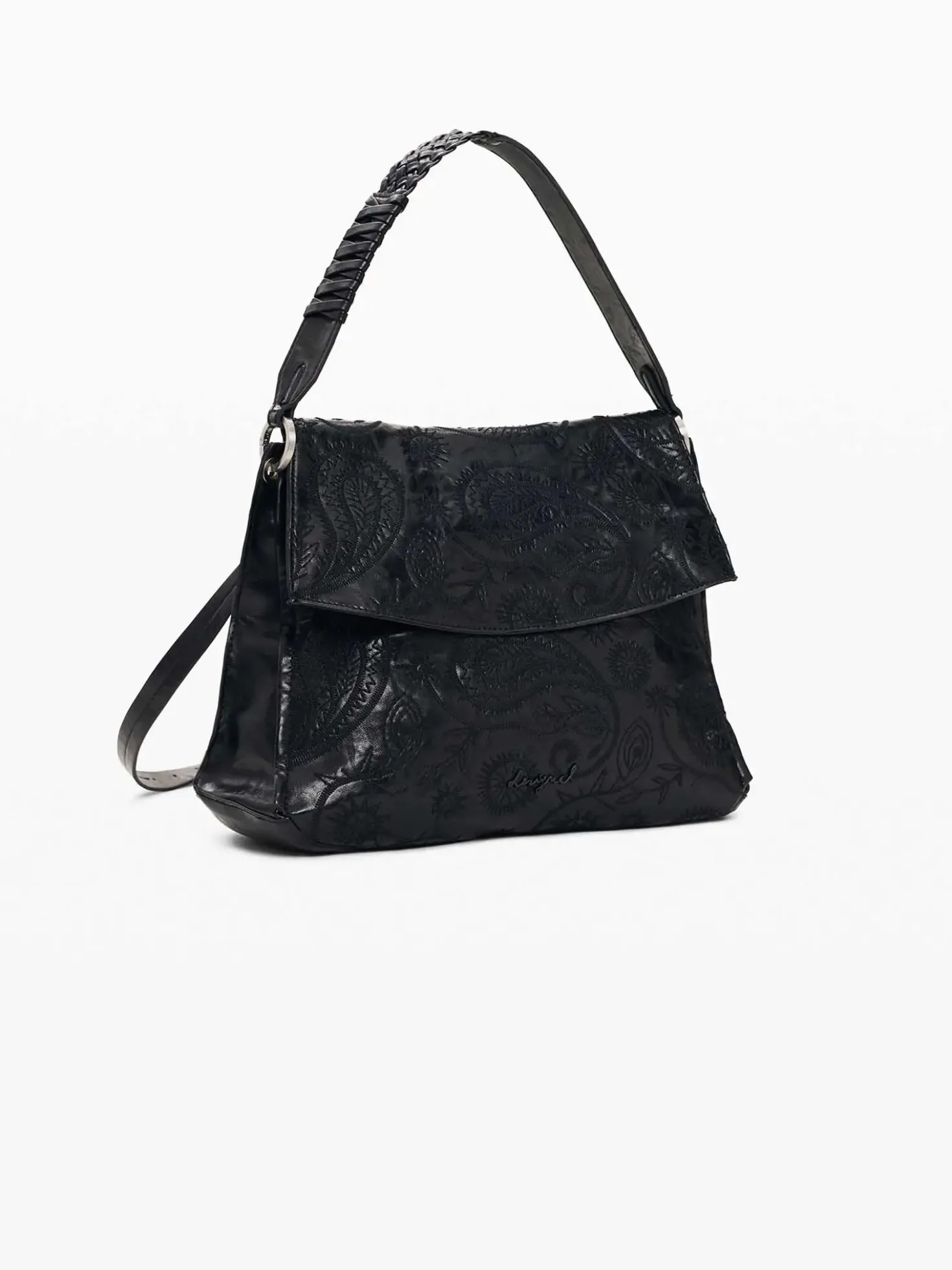 BORSA A SPALLA DONNA - DESIGUAL NERO - 26WAKP27