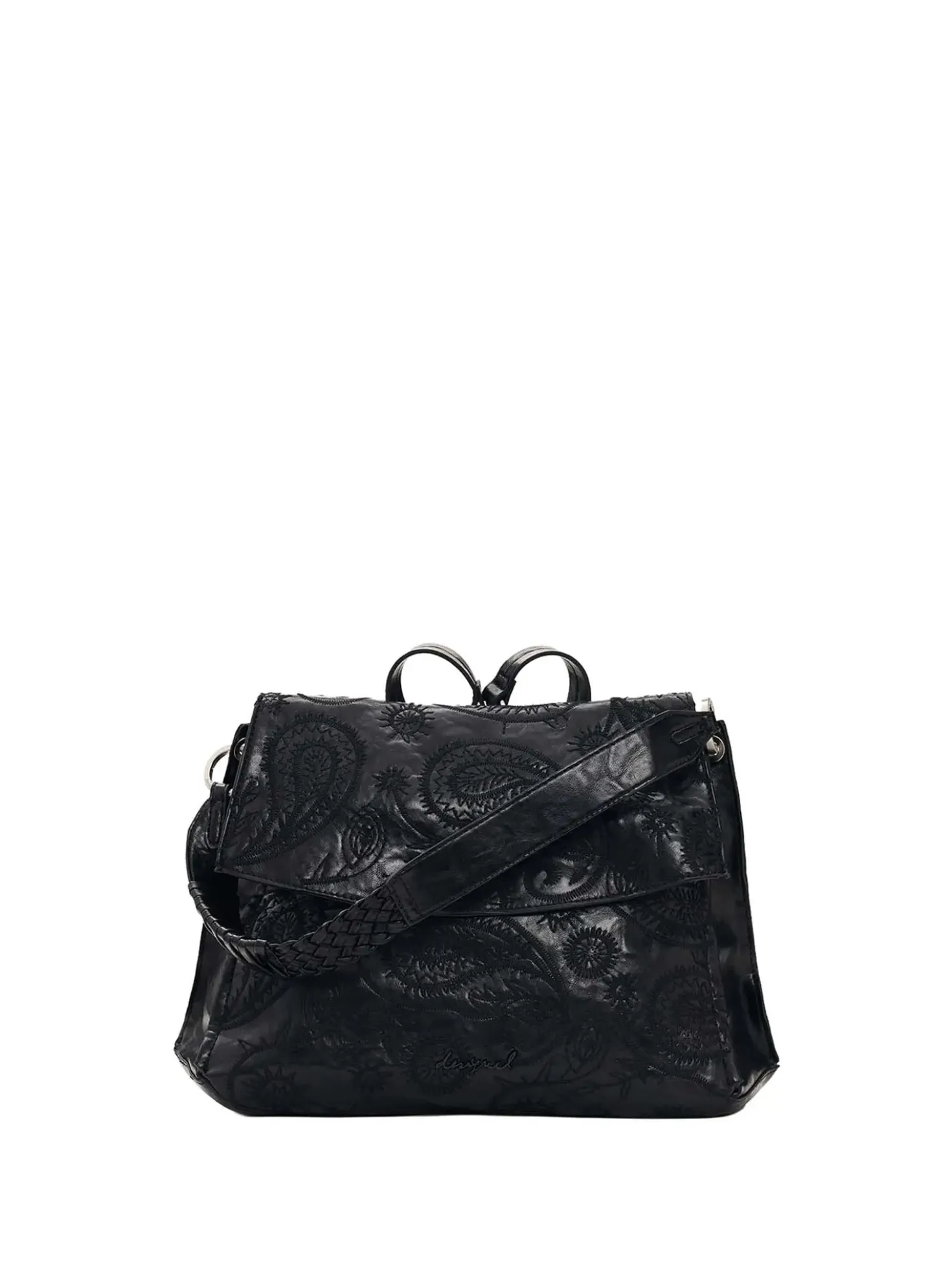 BORSA A SPALLA DONNA - DESIGUAL NERO - 26WAKP27