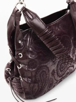 BORSA A SPALLA DONNA - DESIGUAL BORDEAUX - 26WAXP60