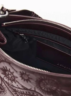 BORSA A SPALLA DONNA - DESIGUAL BORDEAUX - 26WAXP60