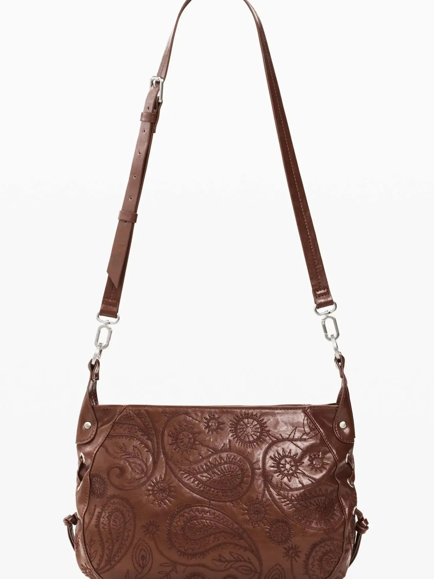 BORSA A SPALLA DONNA - DESIGUAL MARRONE - 26WAXP90