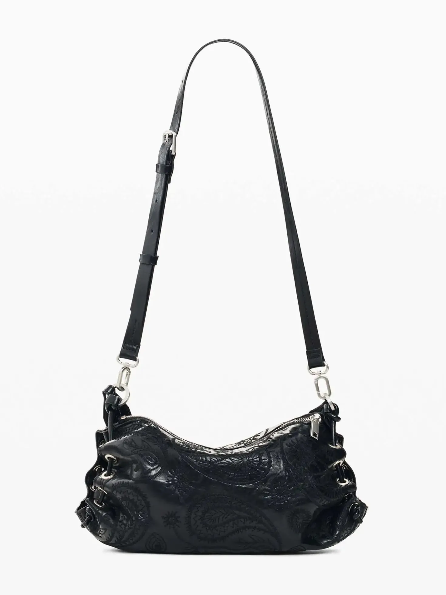 BORSA A SPALLA DONNA - DESIGUAL NERO - 26WAXP09
