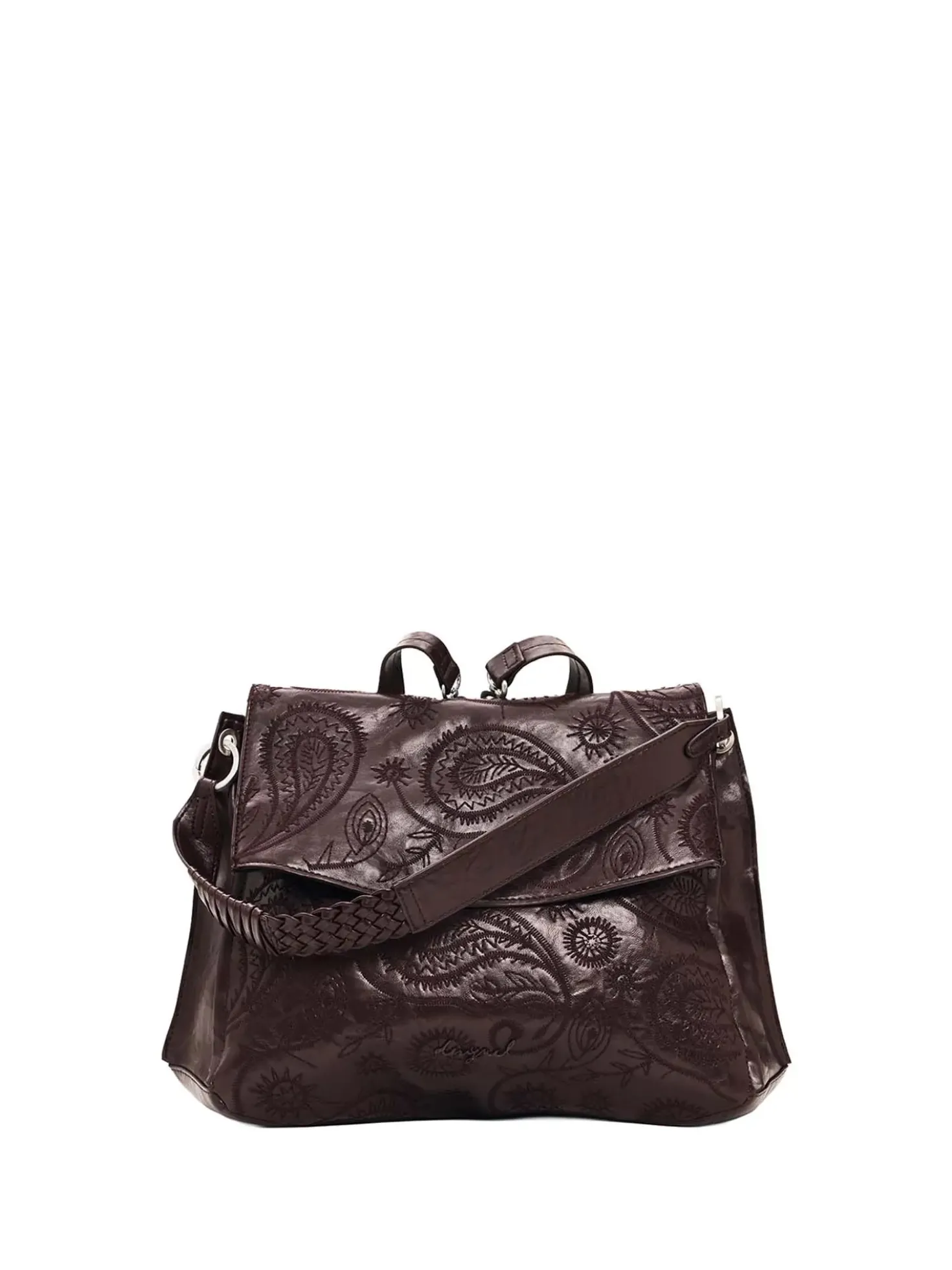 BORSA A SPALLA DONNA - DESIGUAL BORDEAUX - 26WAKP28