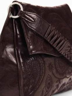 BORSA A SPALLA DONNA - DESIGUAL BORDEAUX - 26WAKP28